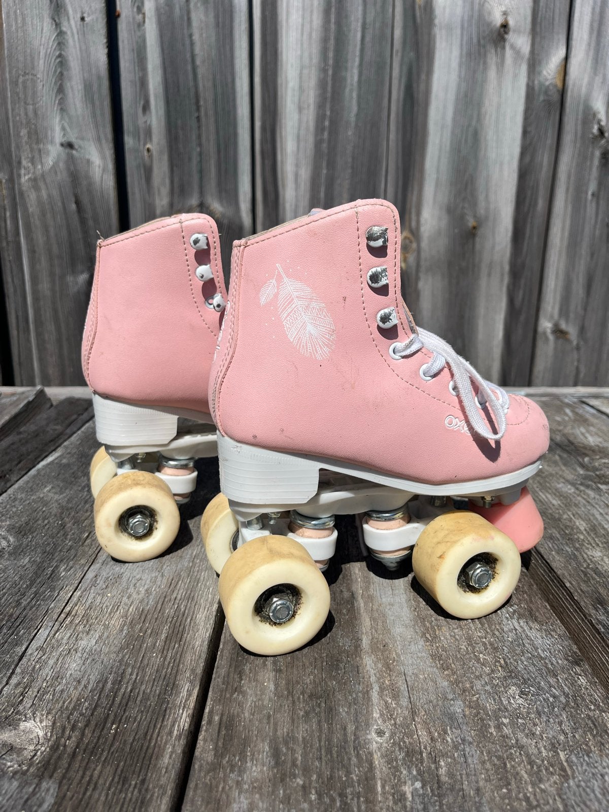 Roze Oxelo rolschaatsen maat 31, Ophalen of Verzenden, Gebruikt, Kinderen