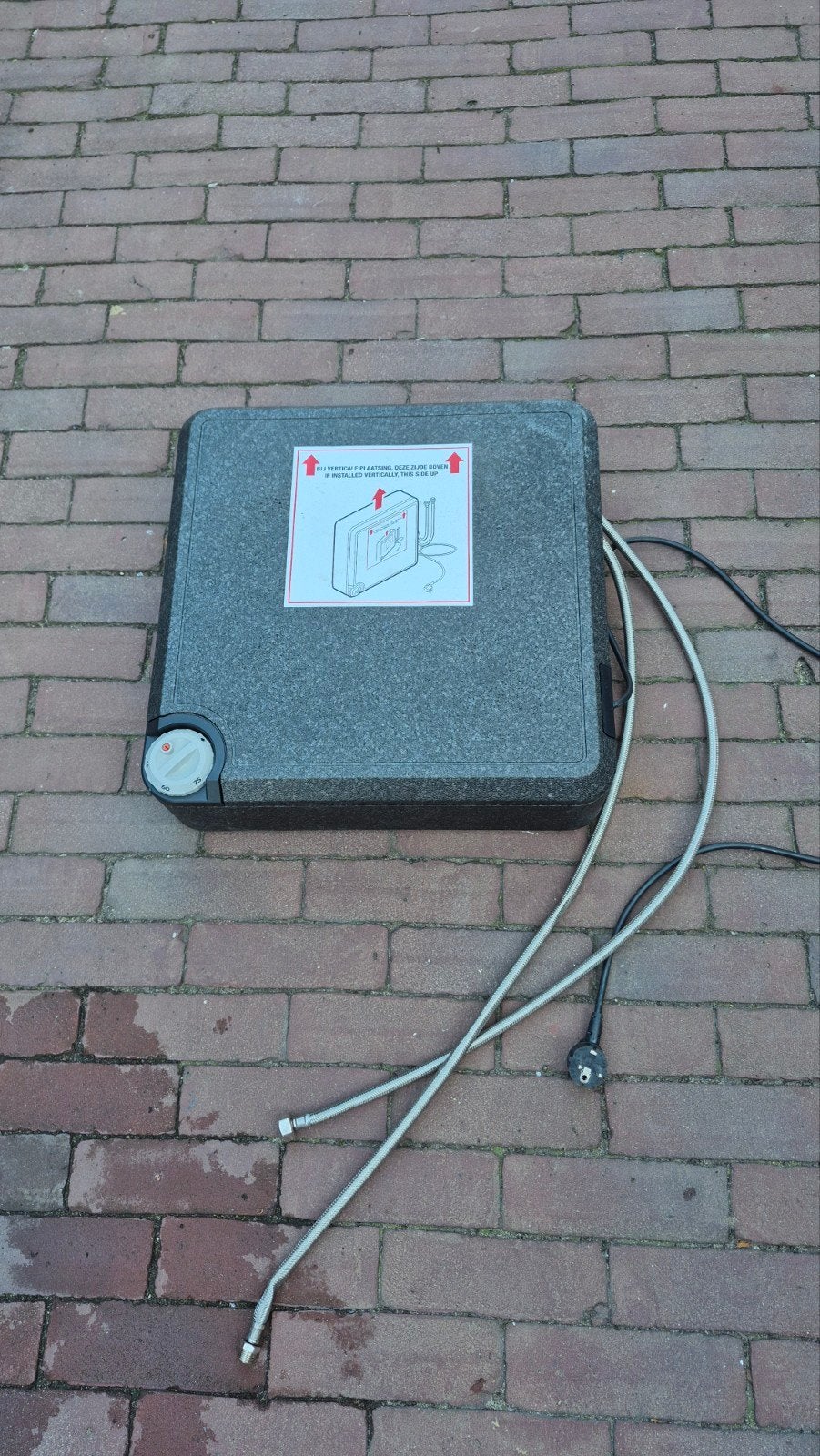 Boiler plintenboiler, Doe-het-zelf en Verbouw, Minder dan 20 liter, Ophalen, Gebruikt, Boiler