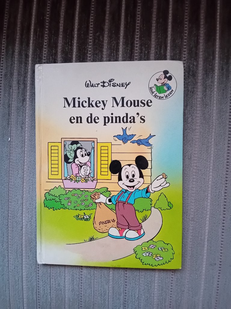Boekje - Mickey Mouse en de pinda's, Fictie algemeen, Jongen of Meisje, Walt Disney, Voorleesboek