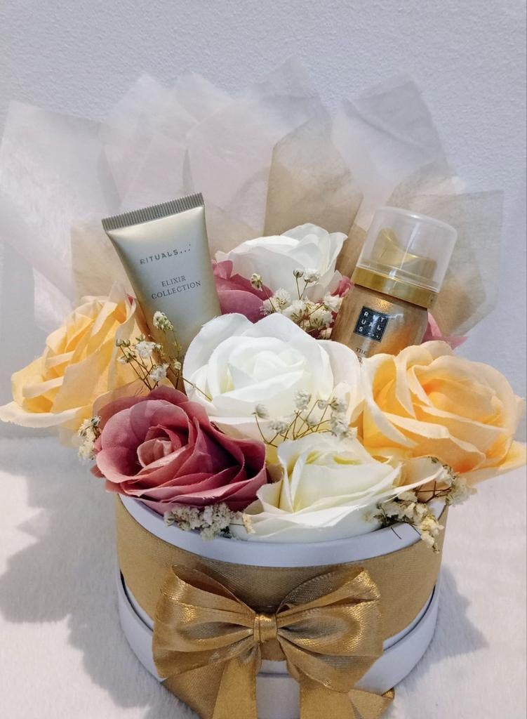Luxe Flower Box met Rituals- Cadeau voor Elke Gelegenheid, Kinderen en Baby's, Ophalen of Verzenden, Nieuw