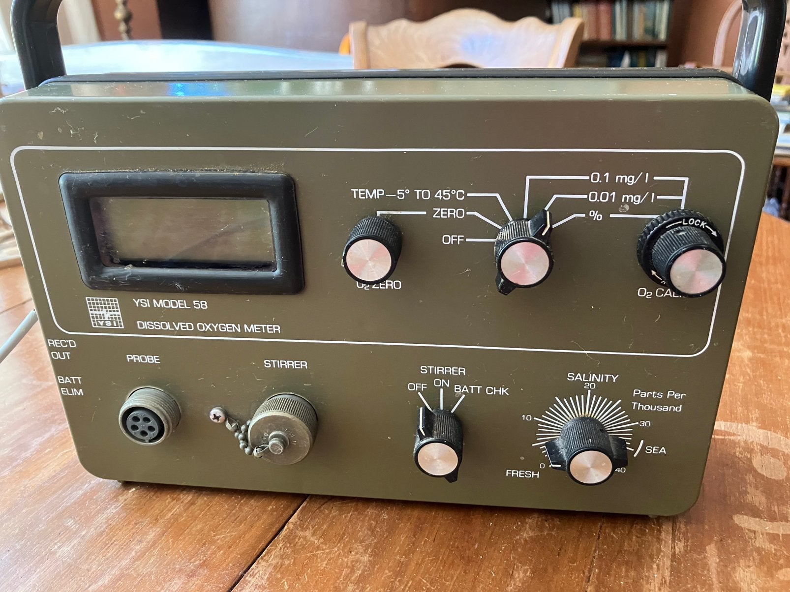 YSI Model 58 Dissolved oxygen meter, Ophalen of Verzenden, Gebruikt