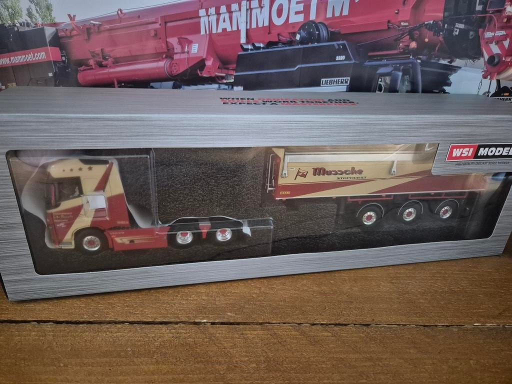 Wsi kipper gebr Mussche Staphorst 1:50, Ophalen of Verzenden, Bus of Vrachtwagen, Wsi