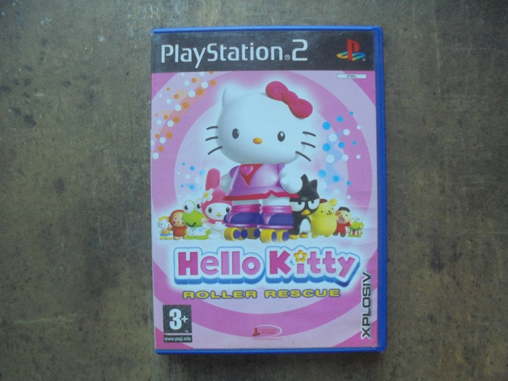 Hello Kitty Roller Rescue voor PS2 (zie foto's), Spelcomputers en Games, Avontuur en Actie, Gebruikt, 1 speler, Ophalen of Verzenden