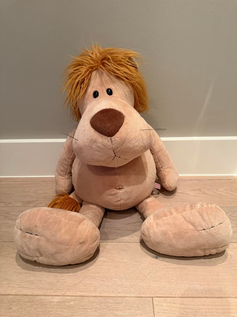 Grote NICI leeuw knuffel - Zo goed als nieuw, NICI, Ophalen of Verzenden, Zo goed als nieuw, Middelgroot (20 tot 80 cm)
