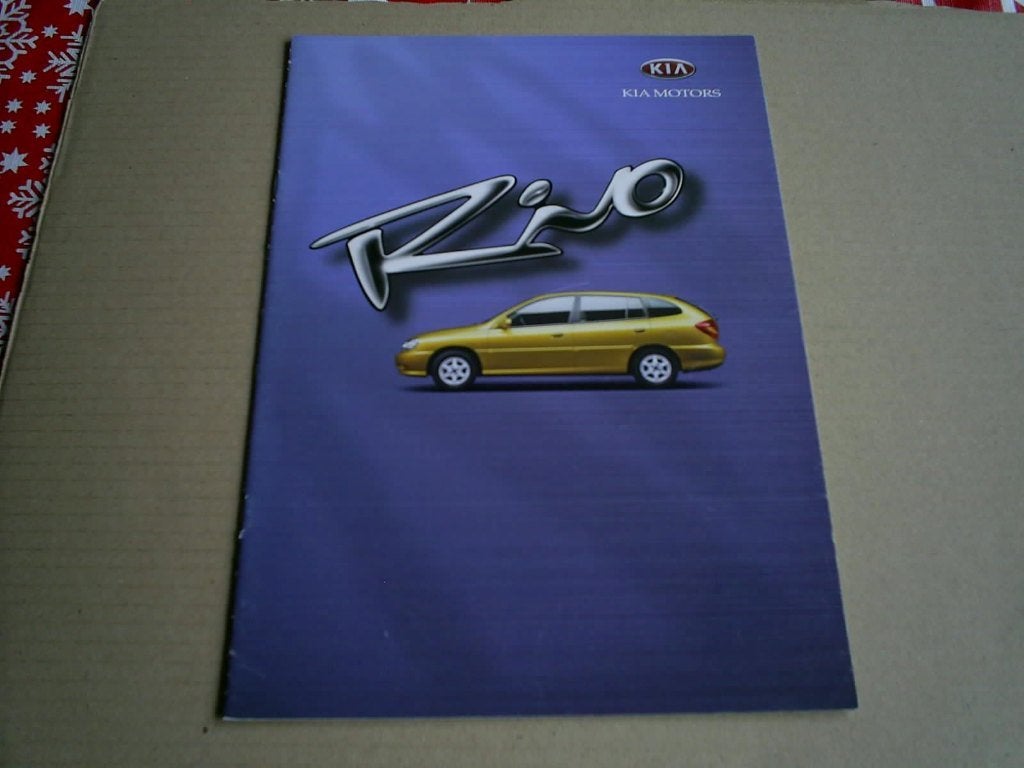 KIA Rio [ 5 / 2002 ] 16 pag., Verzenden, Zo goed als nieuw, Algemeen