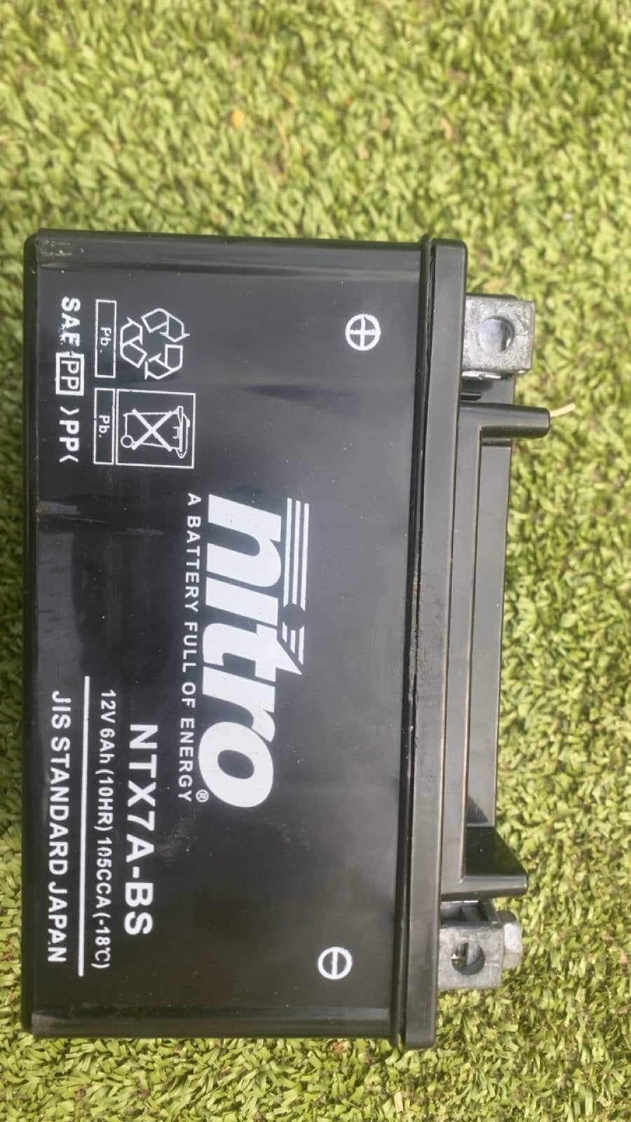 Nitro Scooter Accu NTX7A-BS 12V 6Ah, Ophalen of Verzenden, Gebruikt, Overige typen, Overige merken