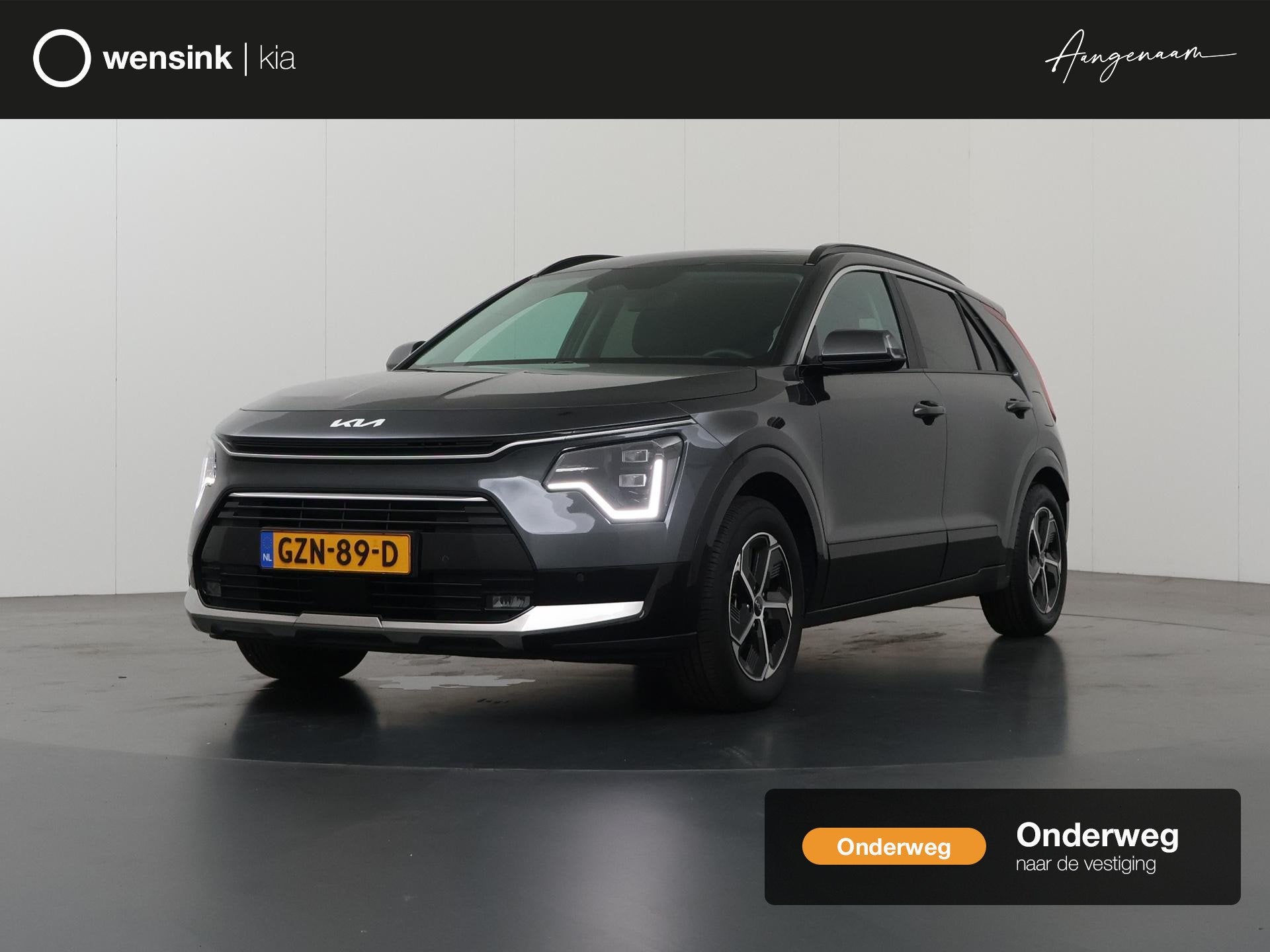 Kia Niro 1.6 GDi Hybrid DynamicPlusLine | Trekhaak | Panoram, Auto's, 1374 kg, Gebruikt, 129 pk, Origineel Nederlands
