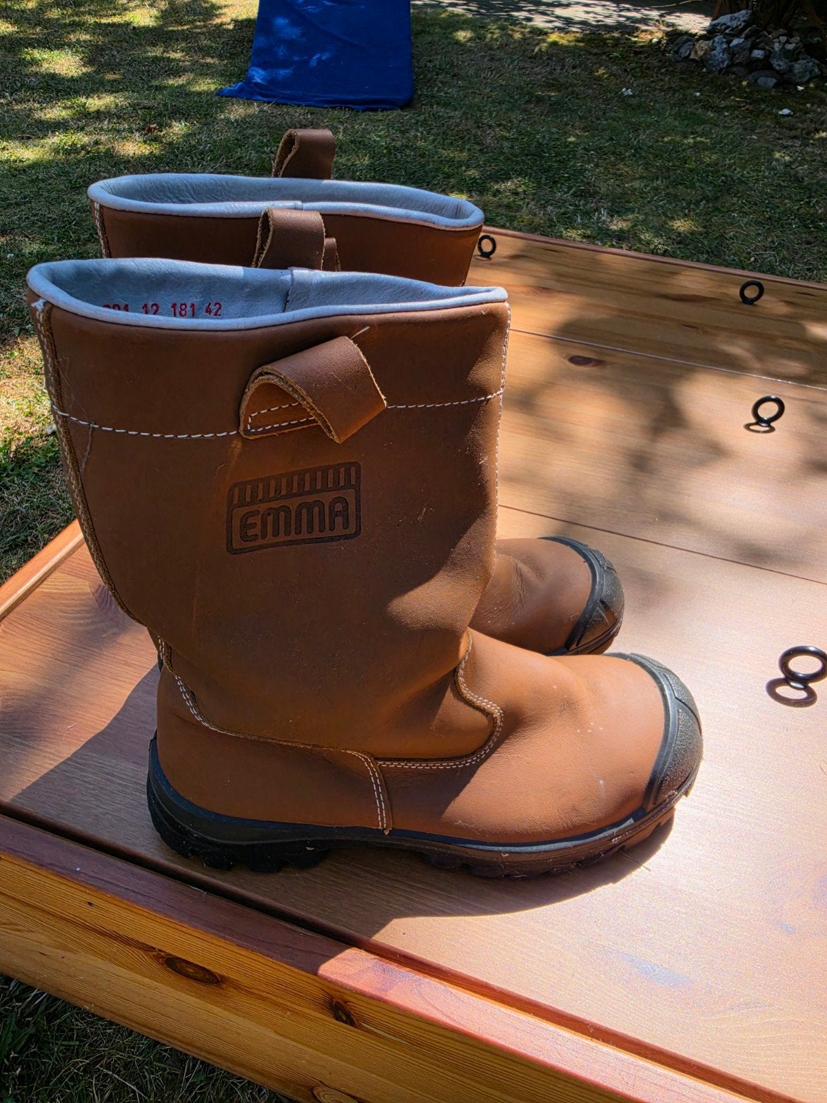 Emma werkschoenen met stalen neus, maat 42, Ophalen