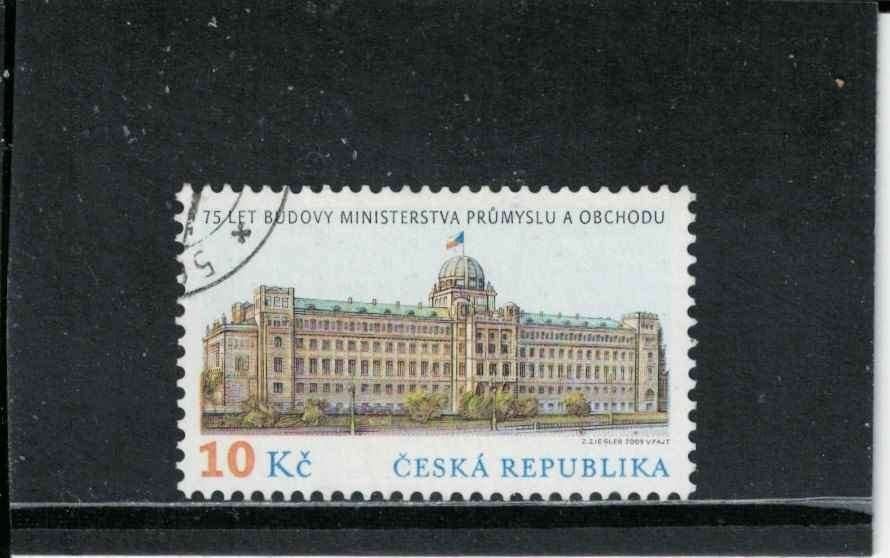 Tsjechië michel 593, Verzenden, Overige landen, Gestempeld