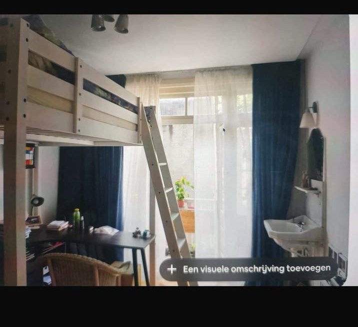 Hoogslaper met matras en matten, Huis en Inrichting, Slaapkamer | Stapelbedden en Hoogslapers, Ophalen, Gebruikt, Hoogslaper, 140 cm