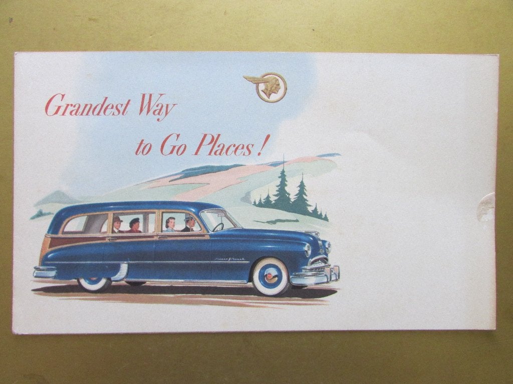 1949 PONTIAC station wagon folder, Engels, Ophalen of Verzenden, Zo goed als nieuw, Overige merken