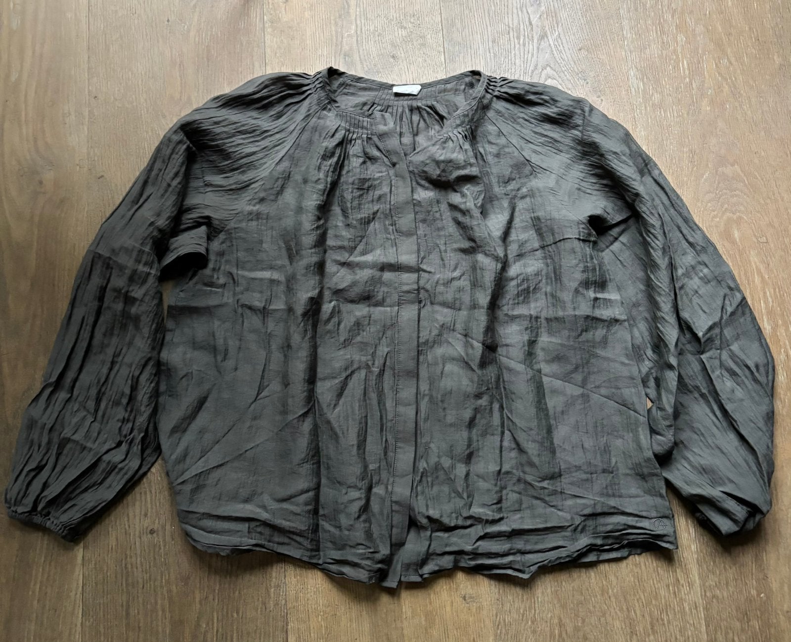 Aimee the Label blouse bruin L, Kleding | Dames, Verzenden, Zo goed als nieuw, Maat 42/44 (L), Bruin