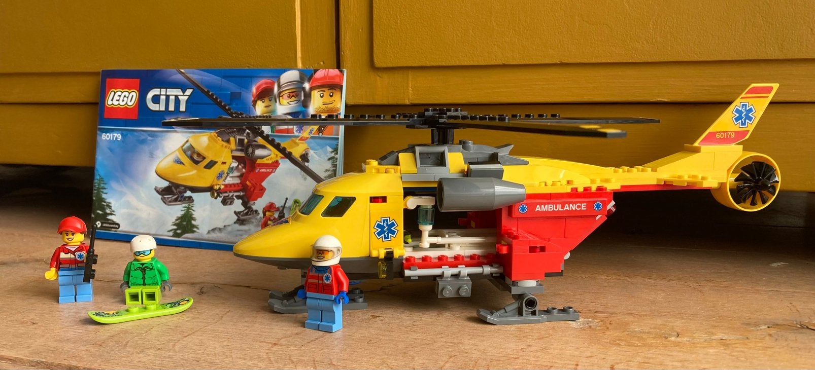 LEGO City 60179 Ambulancehelikopter, Lego, Ophalen of Verzenden, Inclusief instructies, Complete set