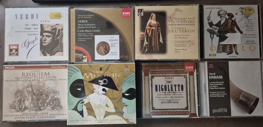 Opera mét libretto en/of inlay op A-labels: VERDI, Gebruikt, Boxset, Verzenden, Verdi