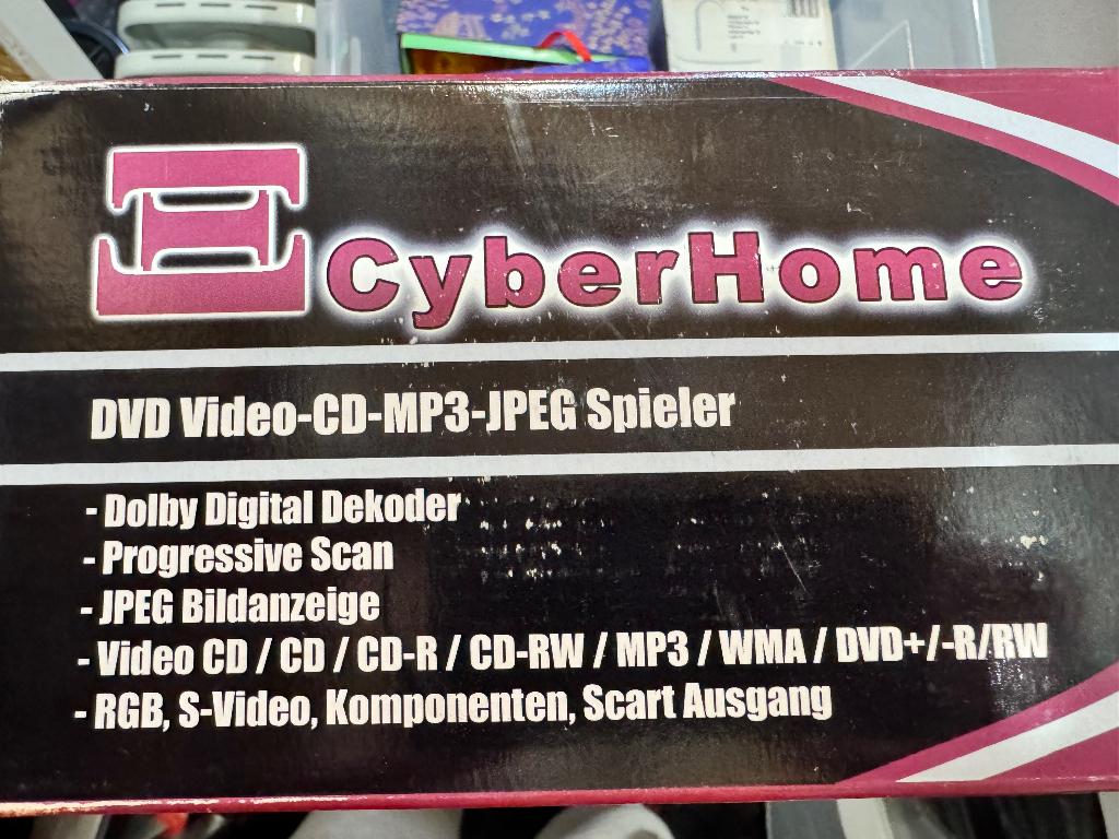 DVD-speler CyberHome CH-DVD 452 compleet in doos, Met harddisk, Nieuw, Ophalen of Verzenden, Overige merken