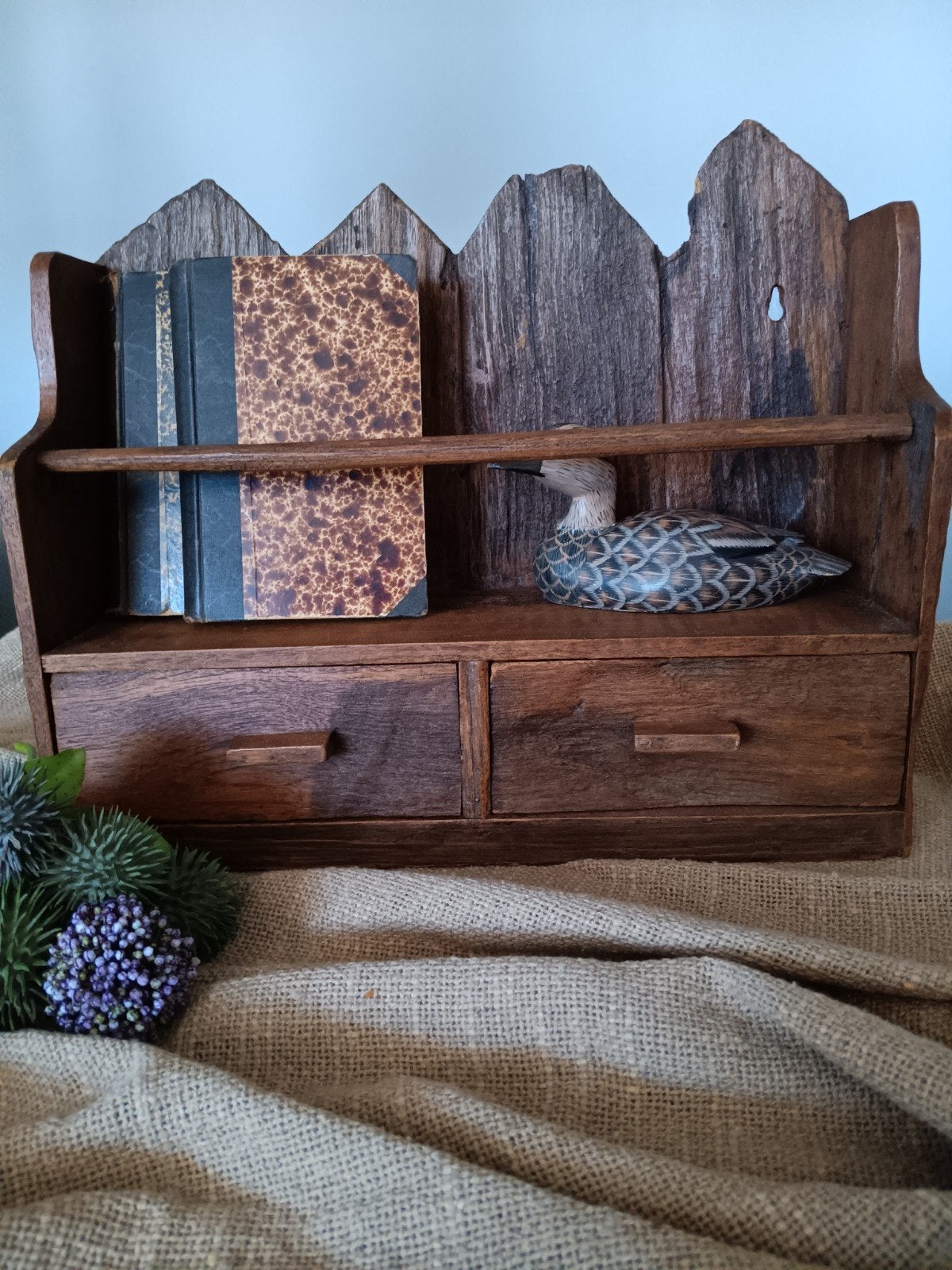 brocante houten rek, Antiek en Kunst, Ophalen of Verzenden
