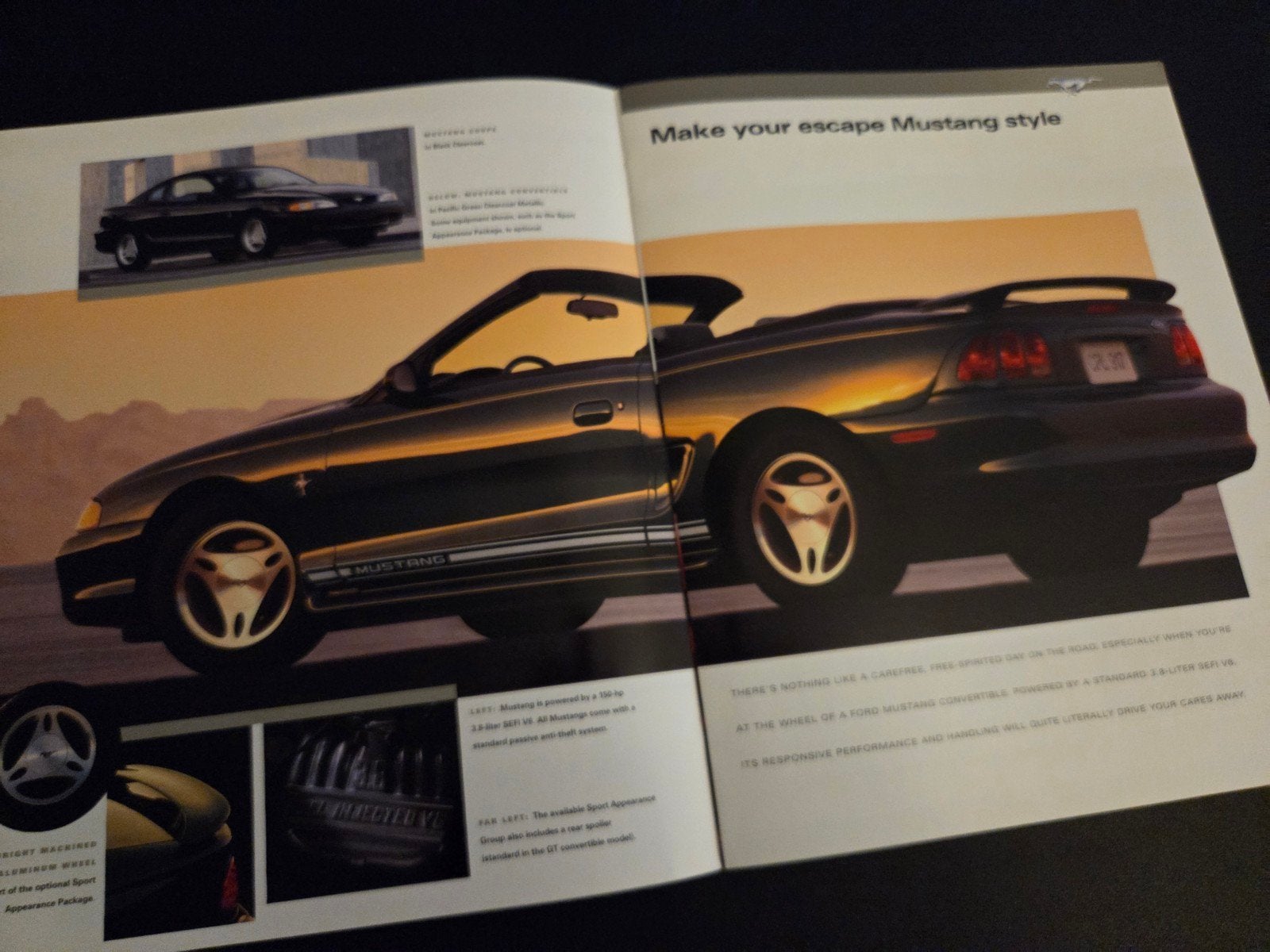 Brochure Ford Mustang 1997 USA, Ophalen of Verzenden, Zo goed als nieuw, Ford
