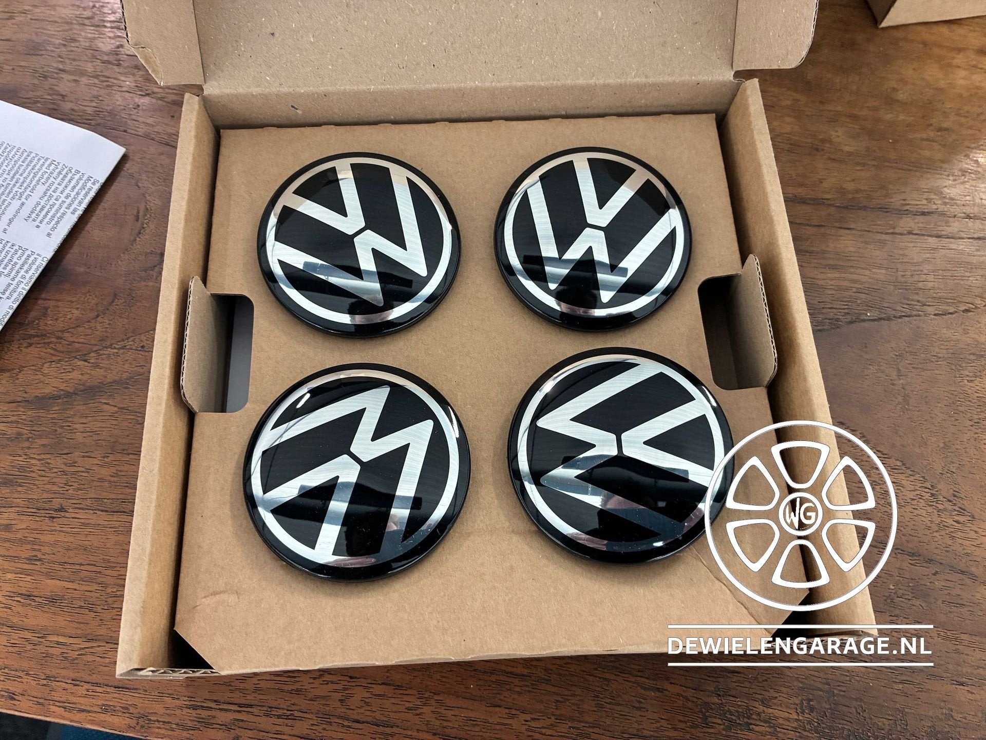 4x VW Naafkap DYNAMISCH Origineel Golf Tiguan Transporter et, -, -, Nieuw, Ophalen of Verzenden
