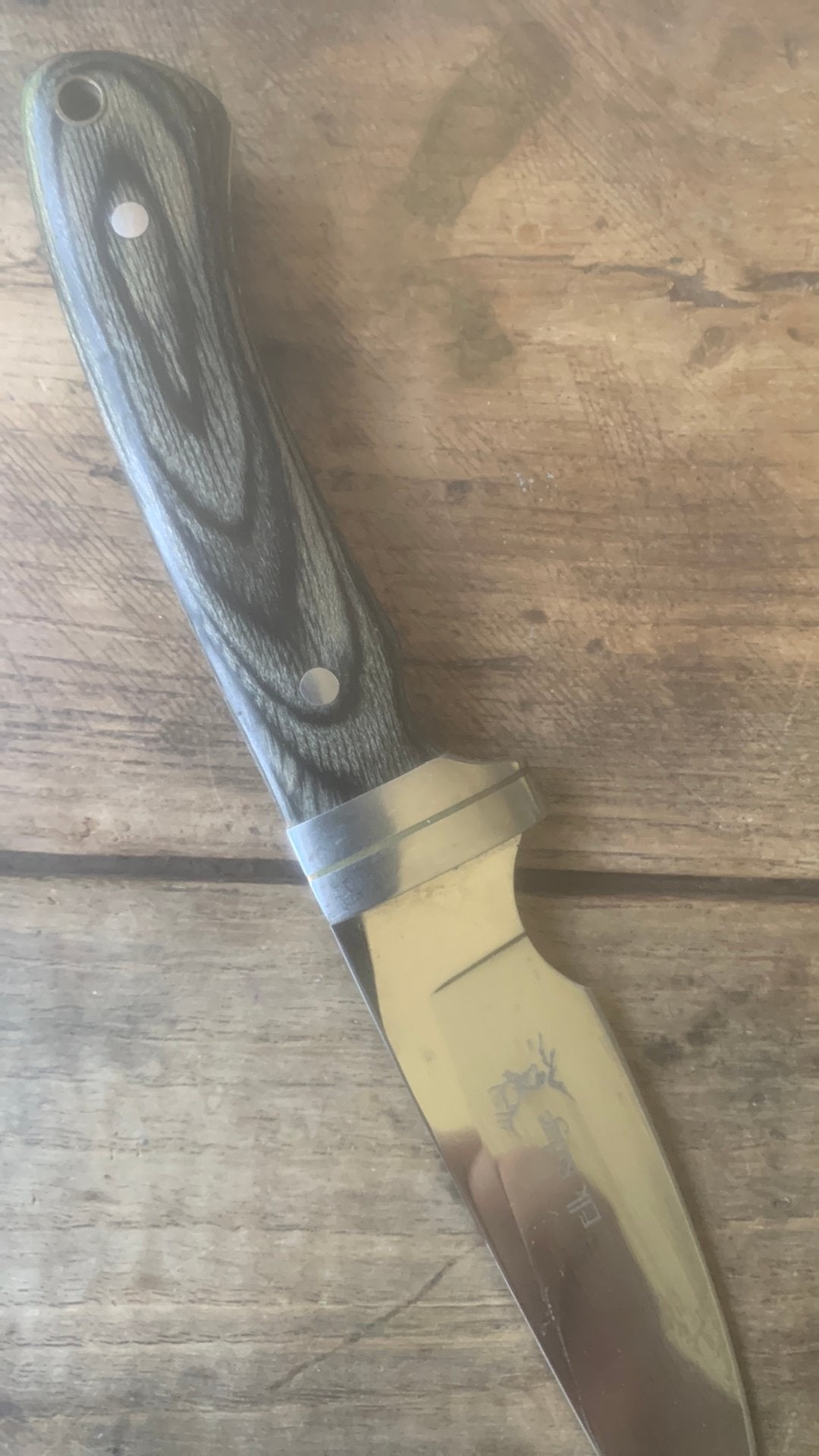 Jachtmes van Elk Ridge te koop, Ophalen of Verzenden, Gebruikt