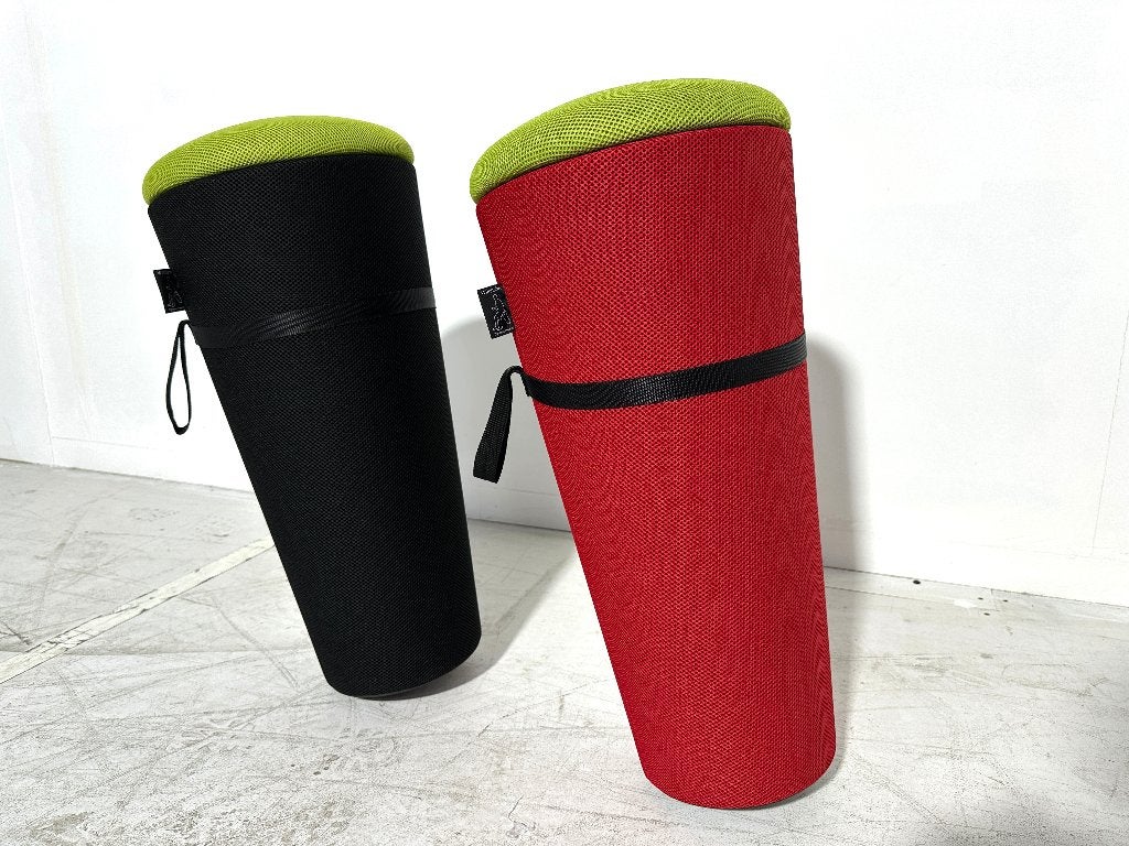 (2 stuks) Wilkhahn Stand-Up Balanskruk zwart/rood, Ophalen, Overige materialen, -, Zo goed als nieuw