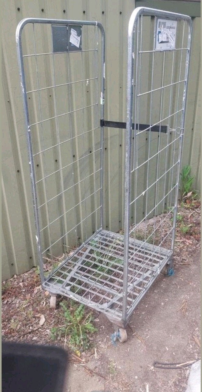 trolley transportkar rolcontainer, 100 liter of meer, Ophalen, Gebruikt, Transportkar