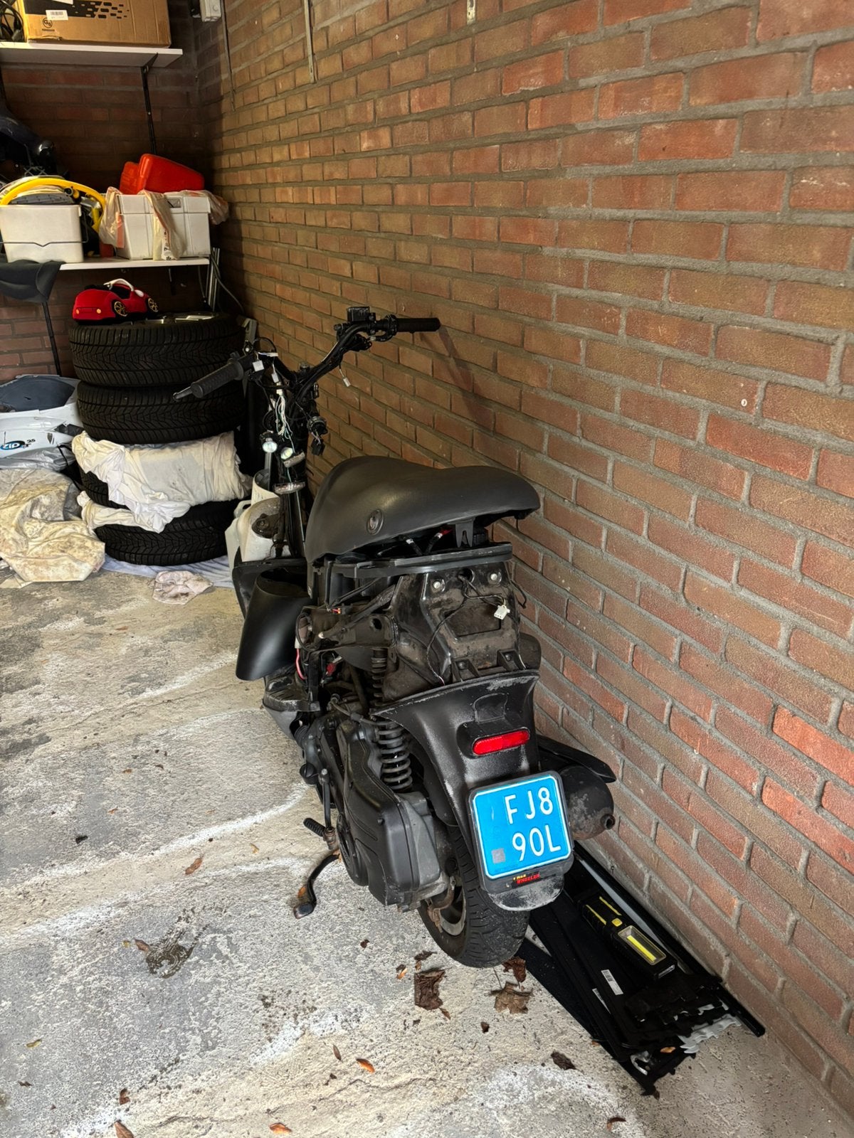 Piaggio zip 4T project met wok, Fietsen en Brommers, Ophalen, Gebruikt, Piaggio