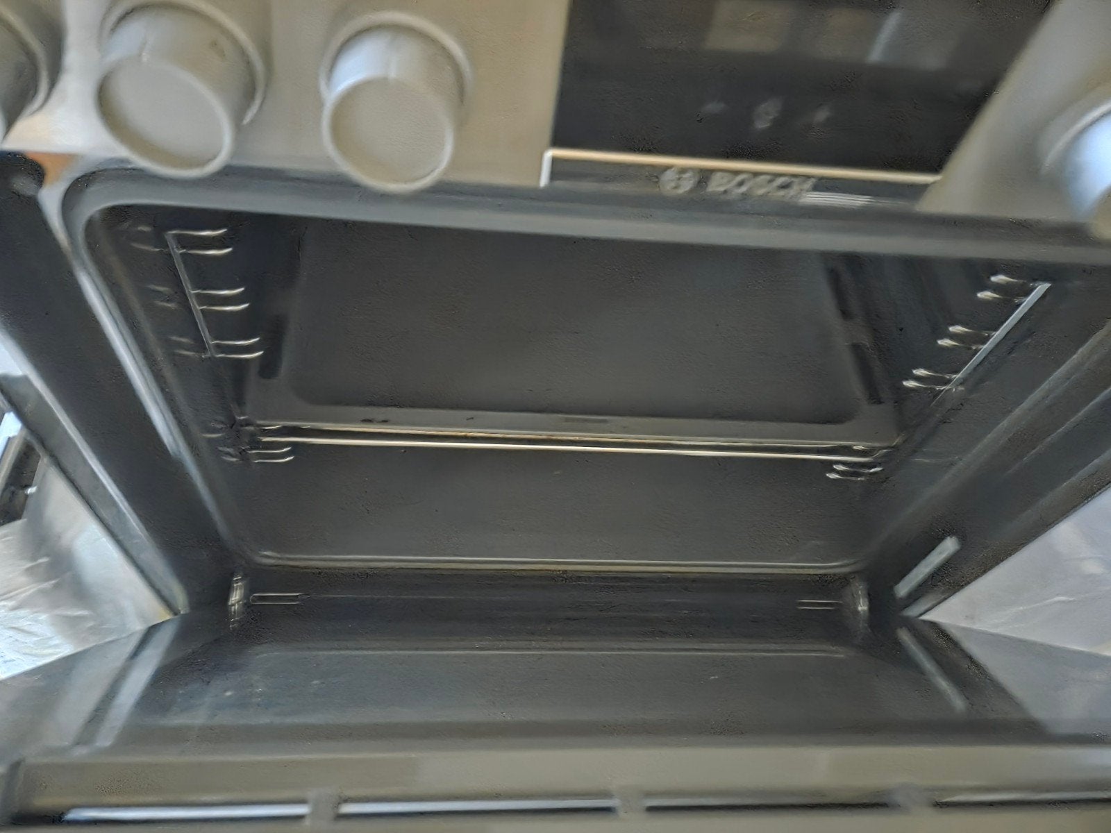 Bosch fornuis met oven - Gas en Elektrisch, Ophalen, Gebruikt, 4 kookzones, Gas