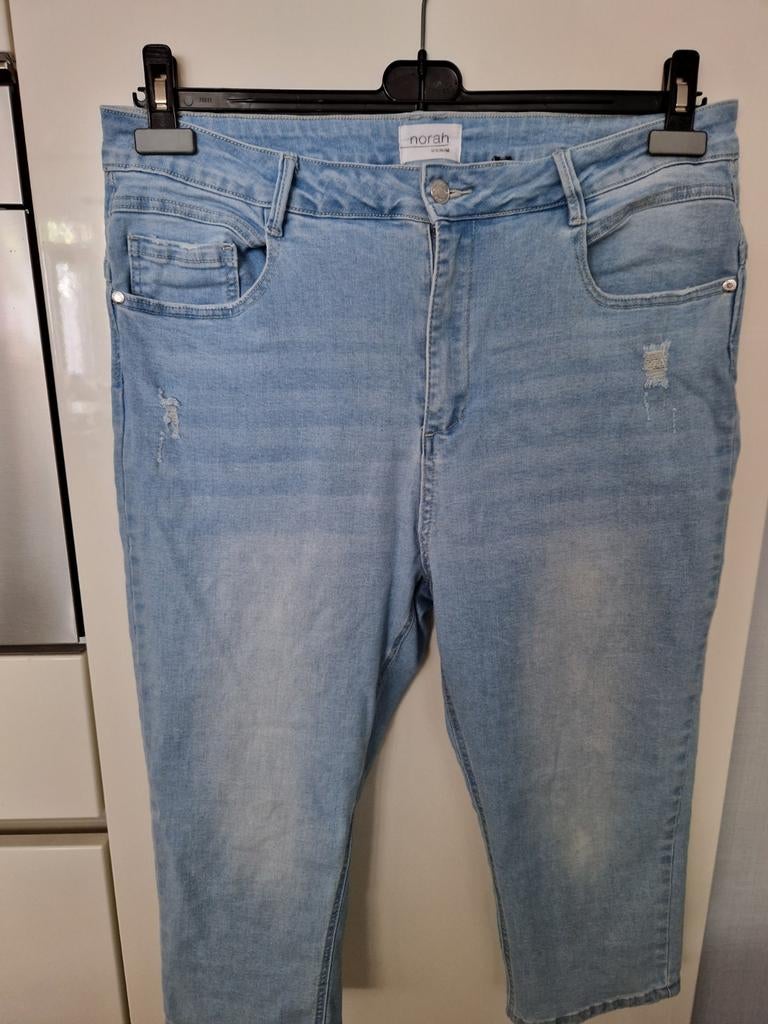 Norah capri jeans 46, Kleding | Dames, Spijkerbroeken en Jeans, Blauw, Ophalen of Verzenden, Zo goed als nieuw, Norah