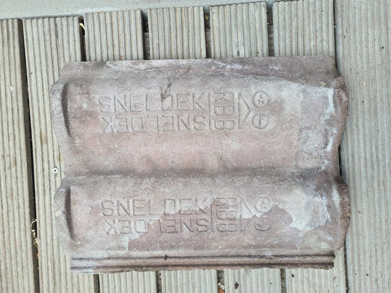 RBB sneldek dakpannen, Doe-het-zelf en Verbouw, Ophalen, Gebruikt, Steen of Klei, 15 m² of meer