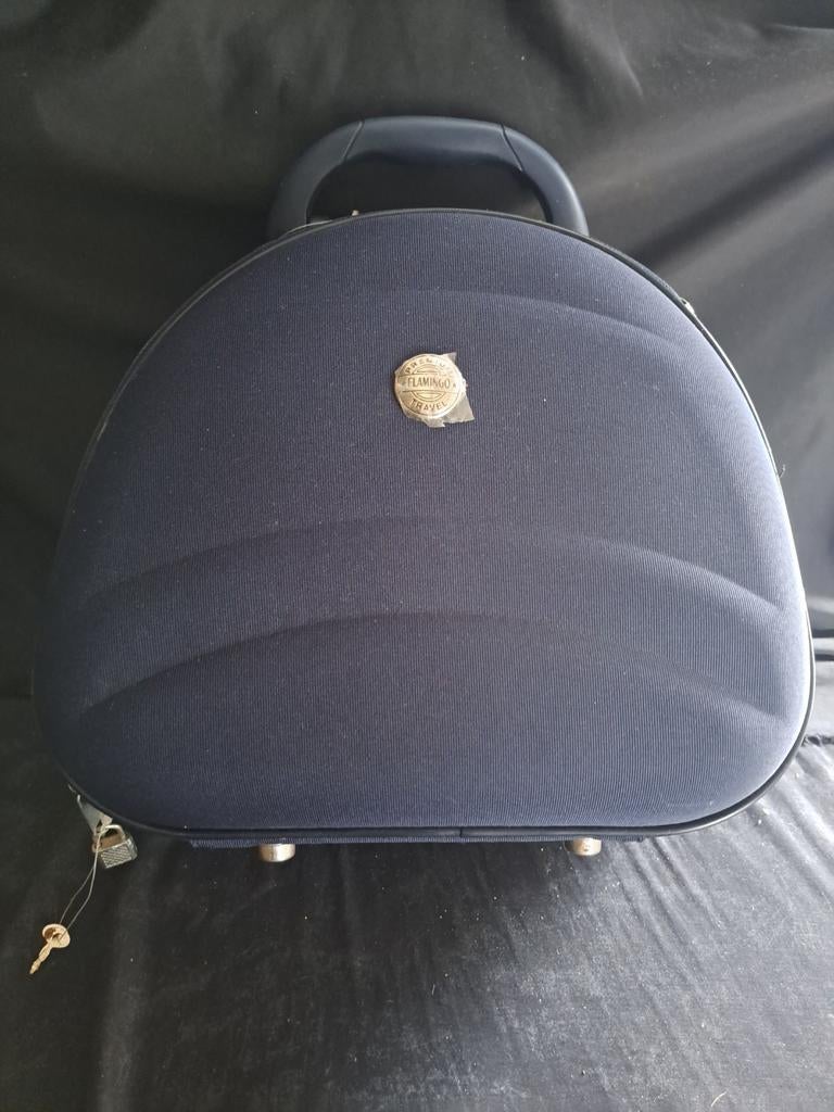 Stevige beauty case, Ophalen of Verzenden, Zo goed als nieuw, Blauw