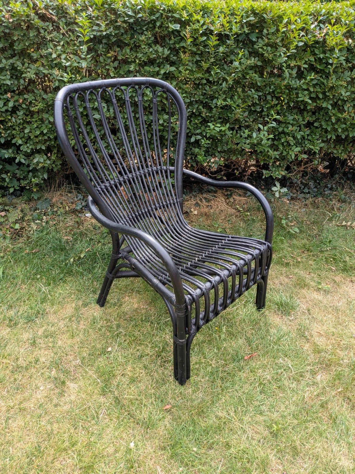 Ikea rattan rotan stoel, Tuin en Terras, Tuinstoelen, Ophalen, Gebruikt, Rotan