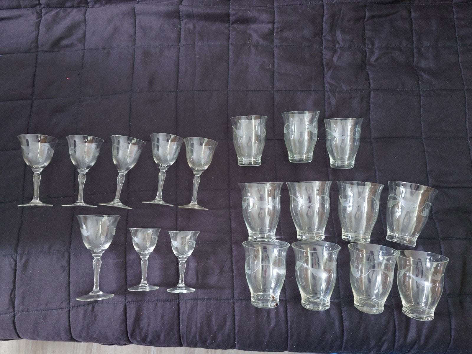 Antieke glazen kristal, Ophalen of Verzenden