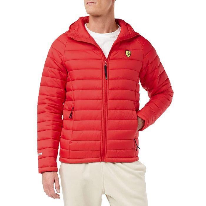 Ferrari Quilted heren jacket rood, Ferrari, Verzenden, Rood, Maat 56/58 (XL)
