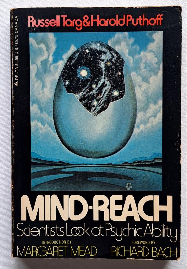 Mind-Reach Targ & Puthoff - 1977 - paperback 1ste druk 1978, Gelezen, Achtergrond en Informatie, Targ & Puthoff, Ophalen of Verzenden