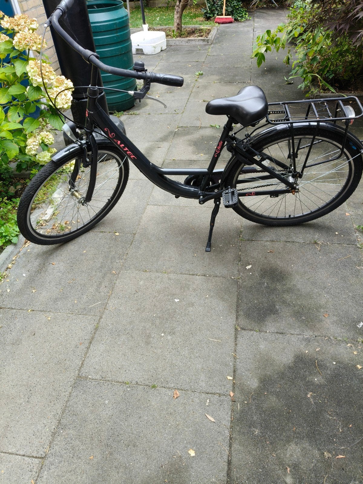 Altec fiets met lage instap en bagagedrager, Overige merken, Velgrem, Ophalen of Verzenden, 50 tot 53 cm