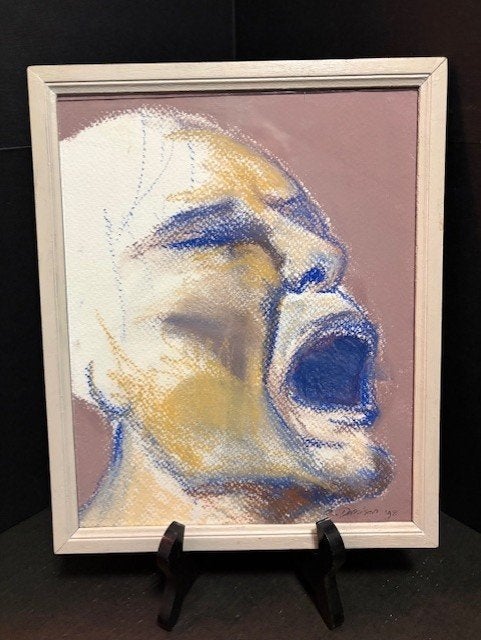 Schilderij Olieverf op doek gesigneerd A.Dernison '98, Ophalen of Verzenden, Ingelijst