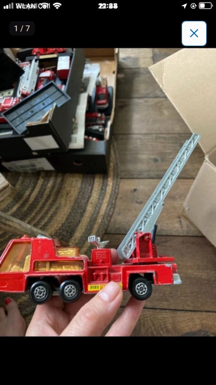 Matxhbox k9 brandweer, Hobby en Vrije tijd, Ophalen of Verzenden, Zo goed als nieuw, Bus of Vrachtwagen, Matchbox