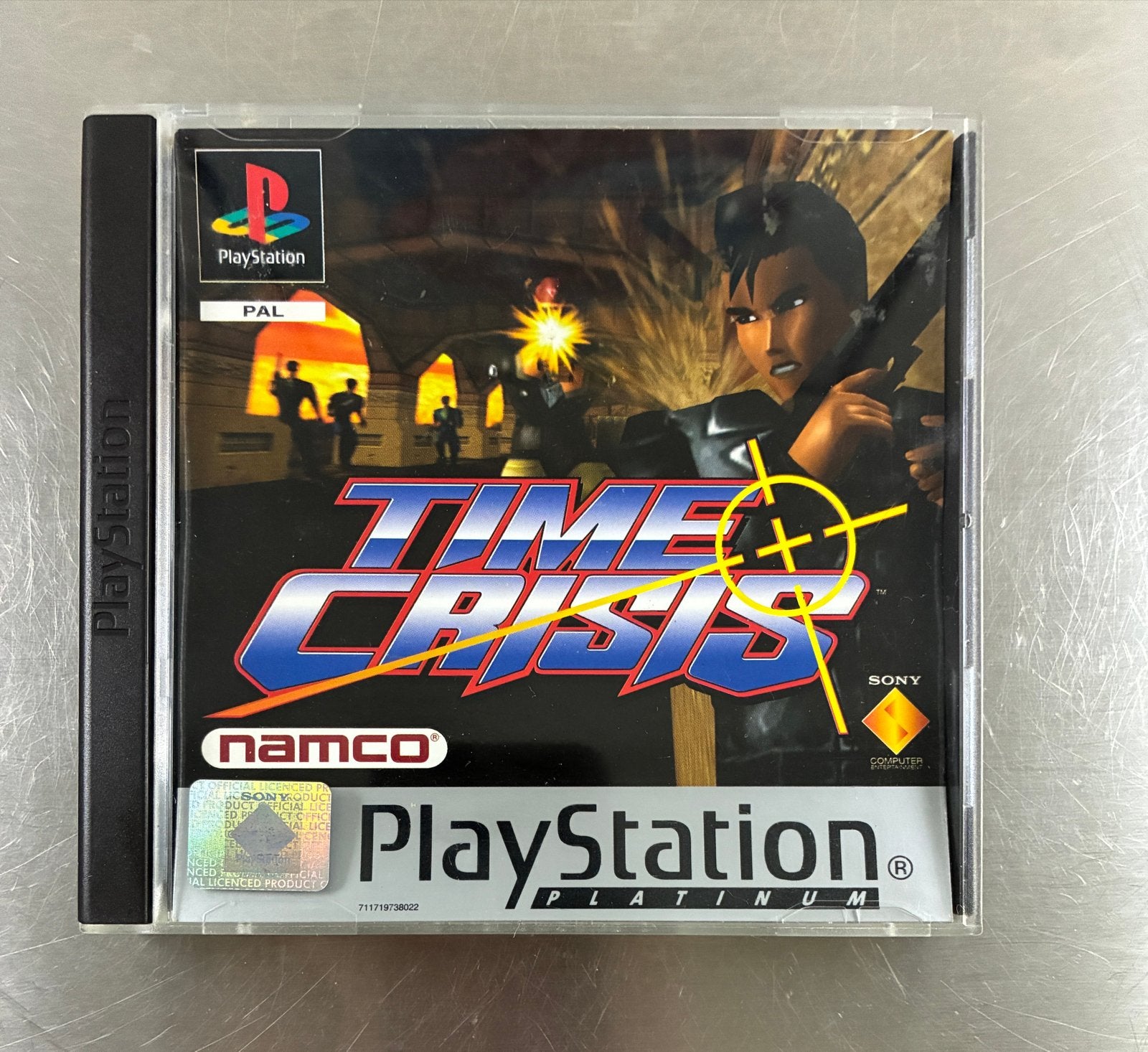 Time Crisis - PlayStation 1 (PS1) - Platinum PAL, Gebruikt, Vanaf 18 jaar, Shooter, 1 speler