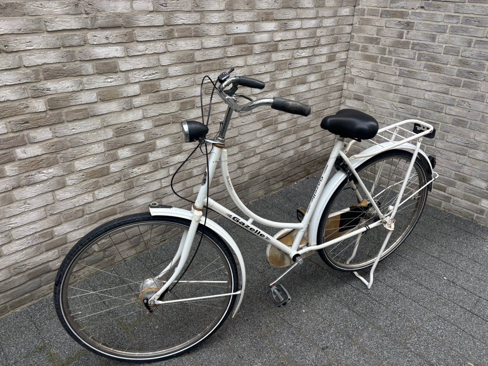 Gazelle Basic Omafiets Damesfiets, Fietsen en Brommers, 53 tot 56 cm, Ophalen, Gebruikt, Handrem