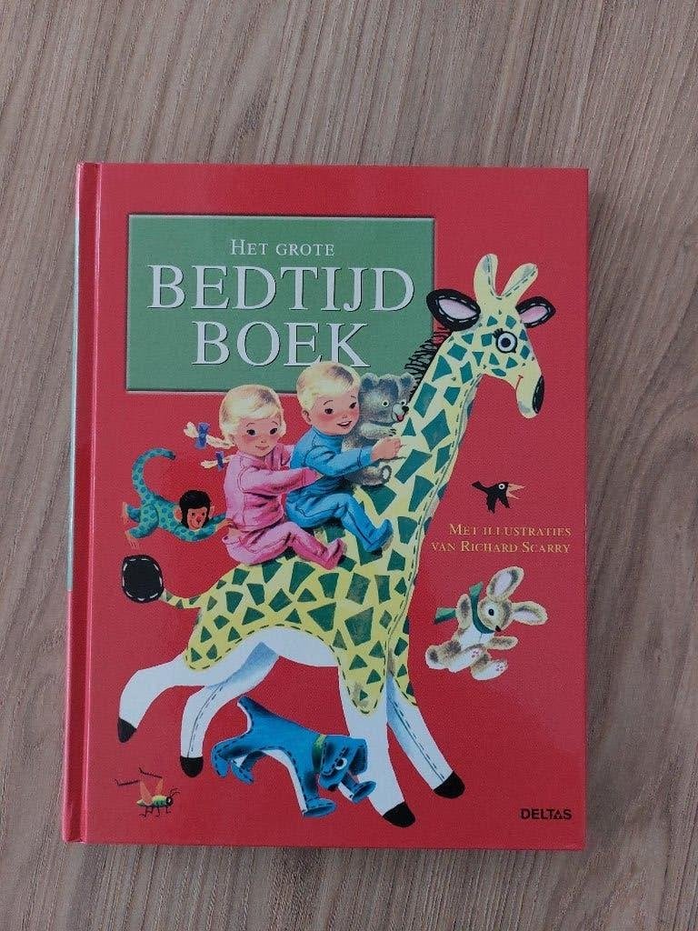 Het grote bedtijdboek - Richard Scarry, Boeken, Fictie algemeen, Jongen of Meisje, Ophalen of Verzenden, Zo goed als nieuw