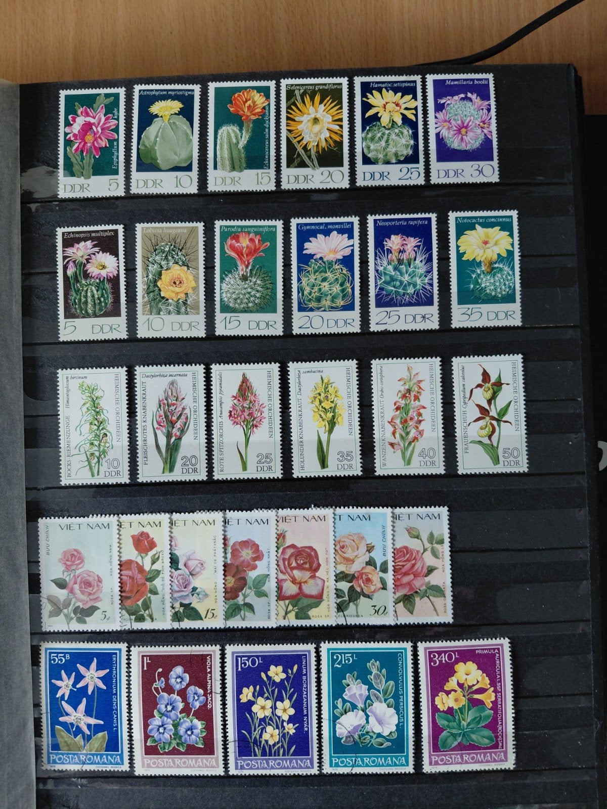 Postzegelboek gevuld met bloemen flora vruchten, Verzenden, Dier of Natuur