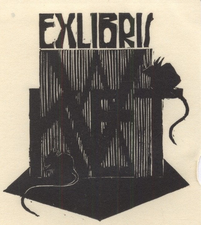 0272 Ex Libris Nederland : Dirk Govert van Luijn, 1930, Verzenden, Ex libris