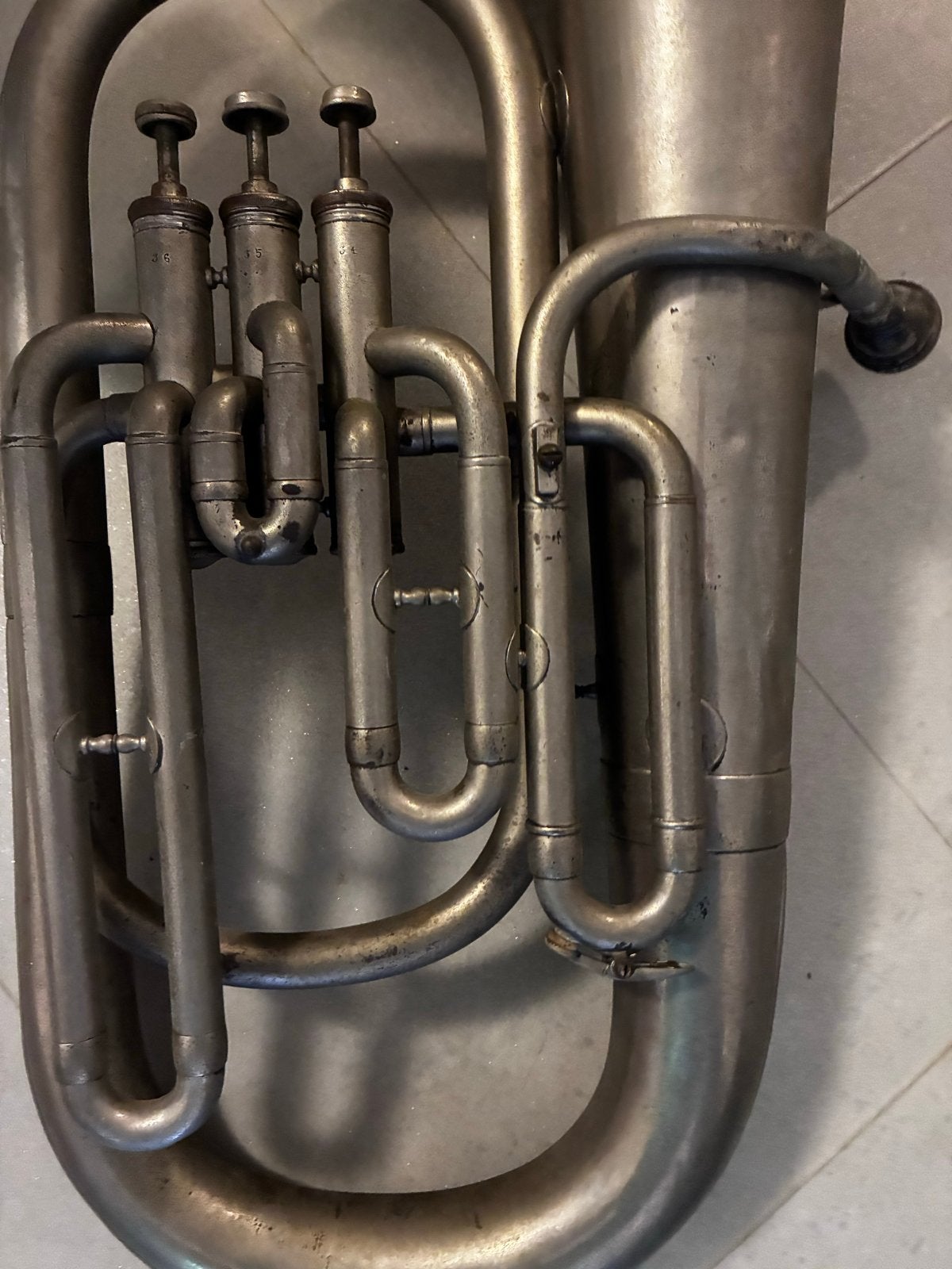 Vintage Bariton / Euphonium - Uniek Instrument, Ophalen of Verzenden, Gebruikt, Overige typen