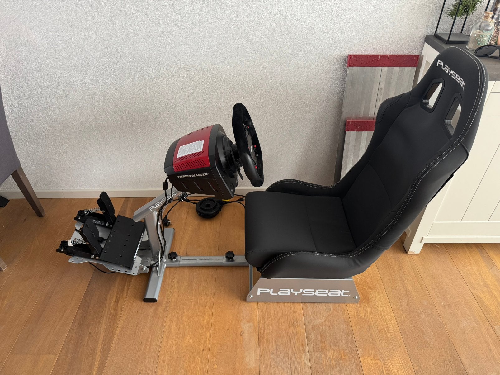 Playseat + Thrustmaster TS-XW Sparco + Raceline LTE pedalen, Ophalen, Racestoel, Gebruikt, Xbox