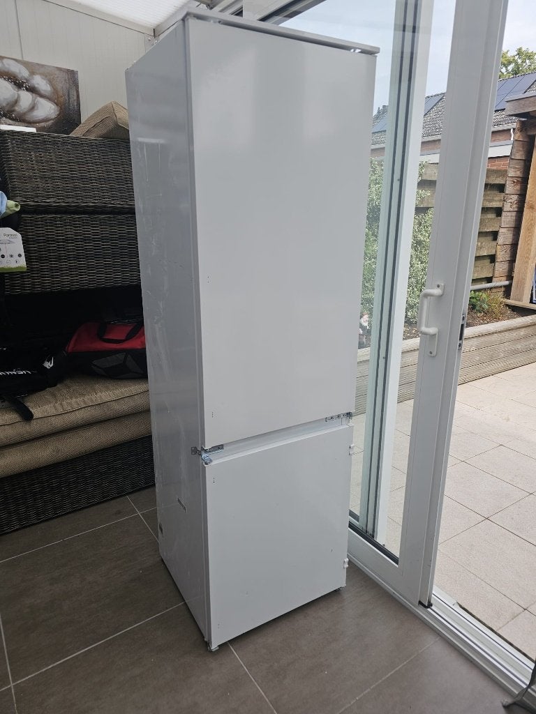 Inbouw koelkast koel - vriescombinatie Zanussi, Ophalen, Gebruikt, 200 liter of meer, 160 cm of meer