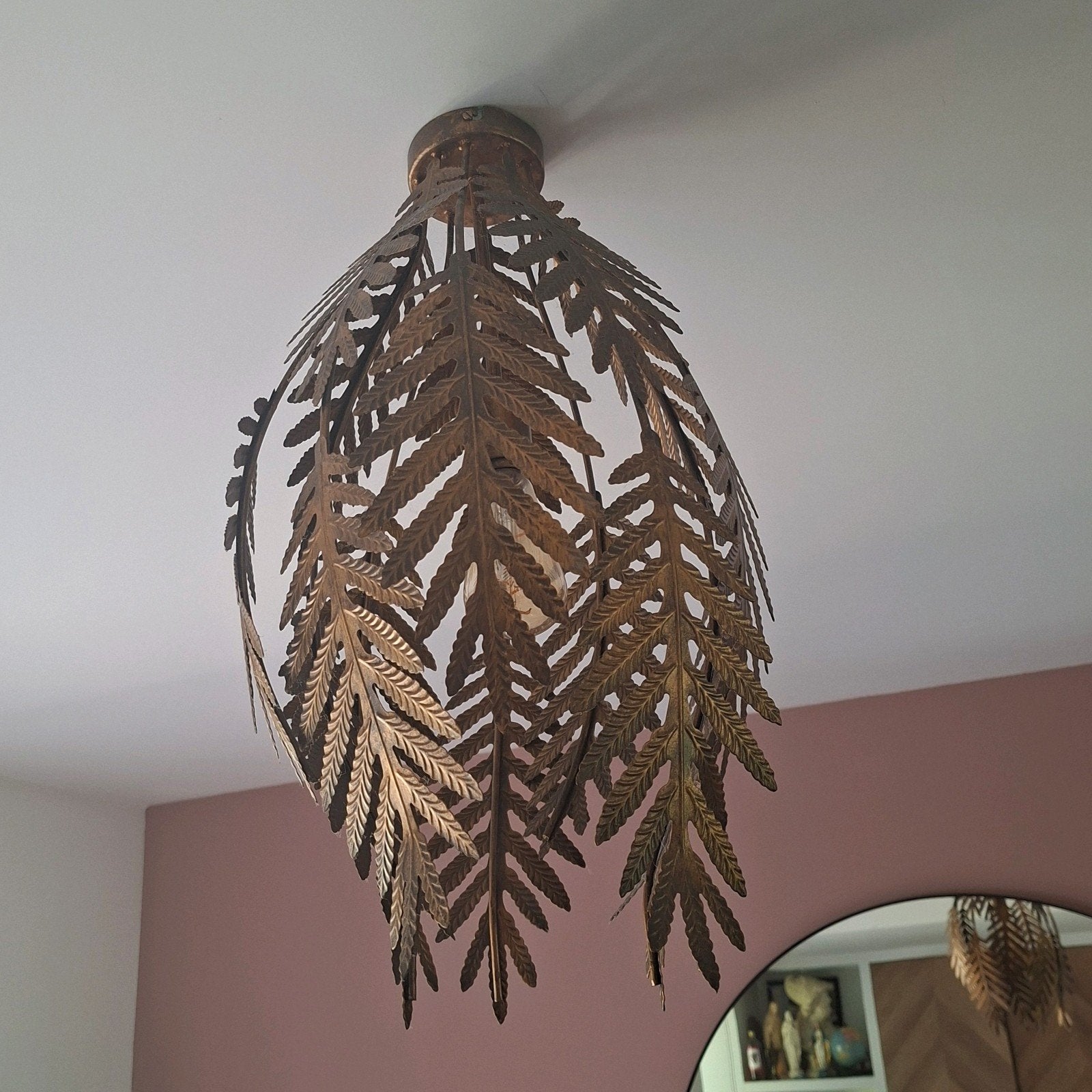 Botanica goud lamp groot, Ophalen of Verzenden, Zo goed als nieuw