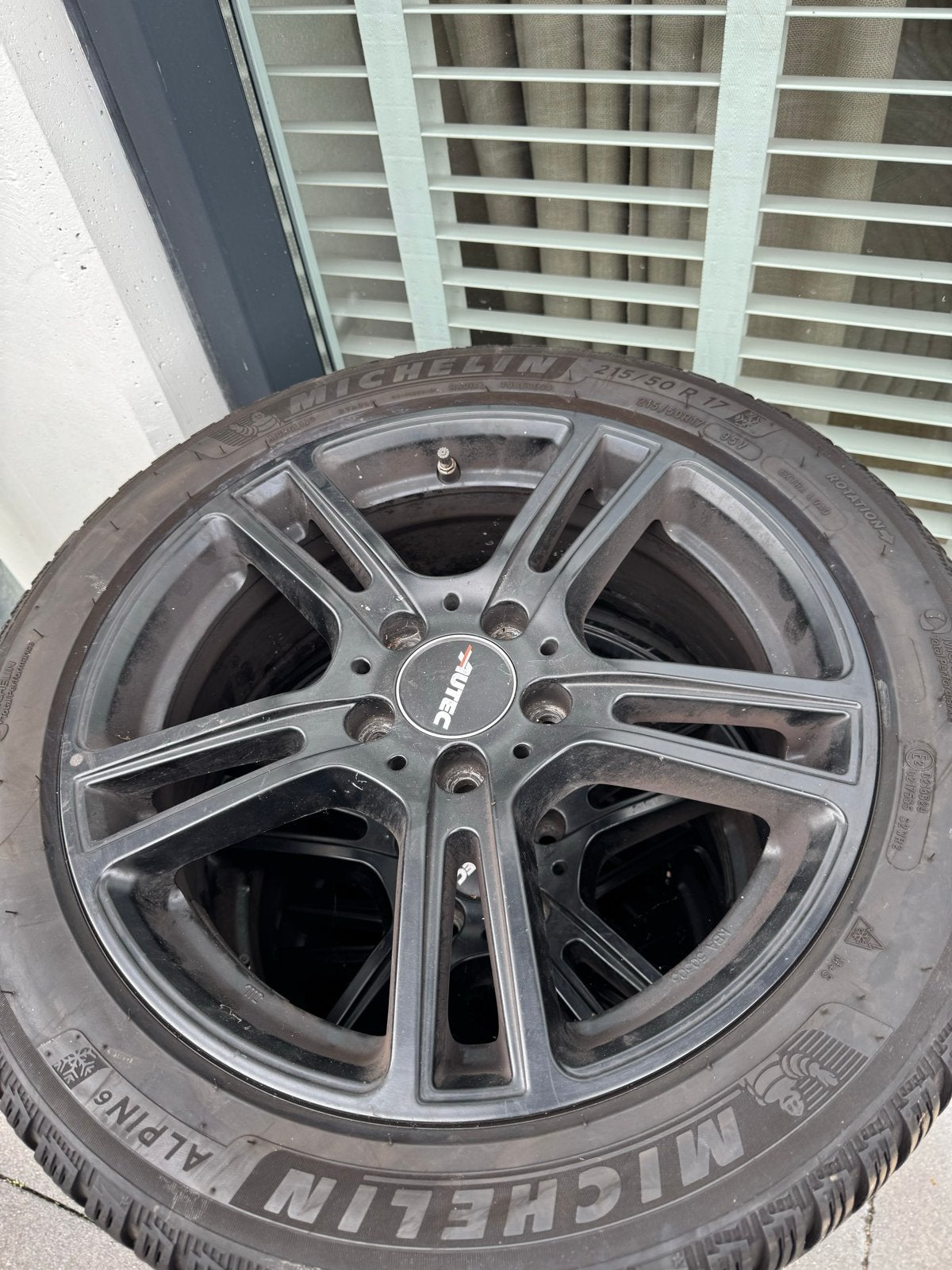 Michelin Alpine 6 winterbanden met velg 215/50 R17, Ophalen, Gebruikt