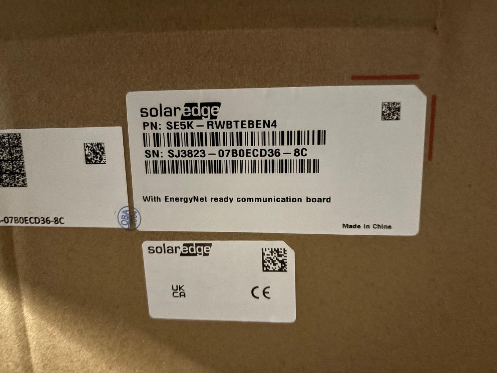 NIEUW SolarEdge SE5K-RWBTEBEN4 omvormer, Ophalen, Nieuw