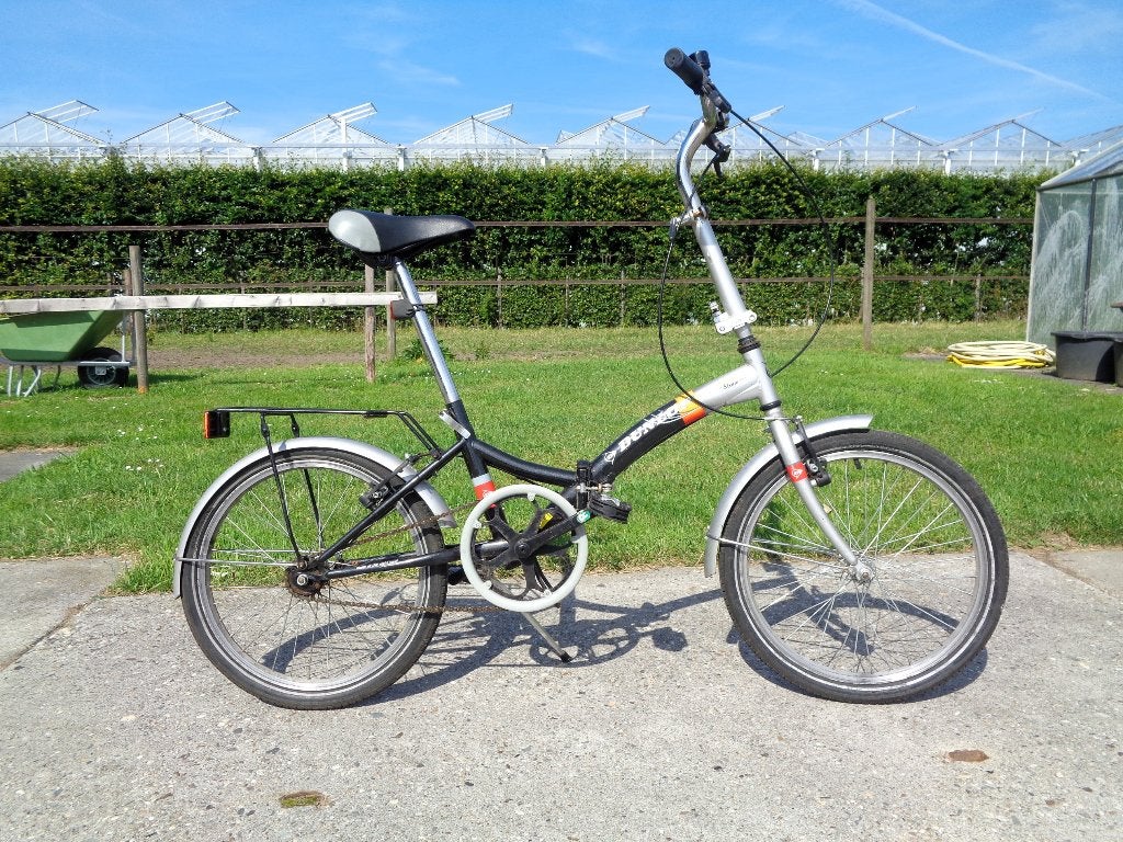Dunlop Red Stone vouwfiets - 29 frame / 20 inch -, 20 inch of meer, Gebruikt, Velgrem, Deels opvouwbaar