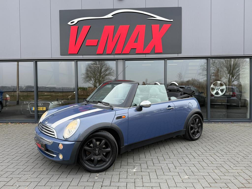 Mini Cabrio Cabriolet 1.6 Cooper Airco PDC Stoelverw ½Leder, Auto's, Mini, Bedrijf, Te koop, Cabrio, ABS, Airbags, Airconditioning